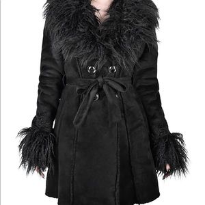 KILLSTAR Belladonna shearling coat